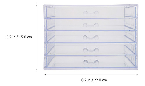 Caja De Almacenamiento De Uñas Transparente Para Manicura