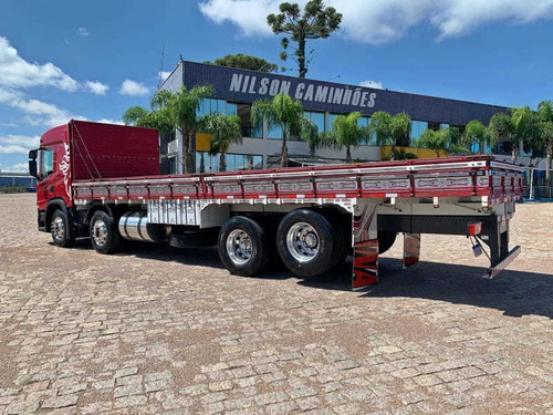 Scania P 320 8x2, 19/20, Carroceria De Madeira.