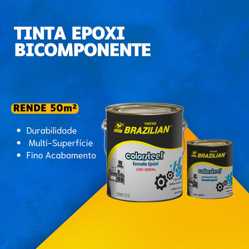 Tinta Epoxi Multi-superfícies Bicomponente 3,6l Cores