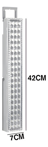 Lampara Emergencia Portatil 60w Luz Recargable Luz Casa Led