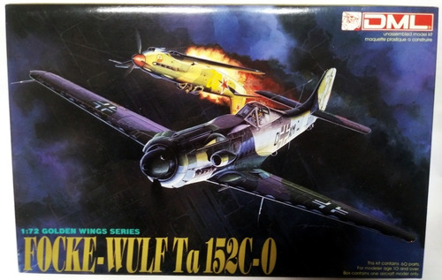 Focke Wulf Ta 152c-0 - Escala 1/72 Dml (dragon) 5007