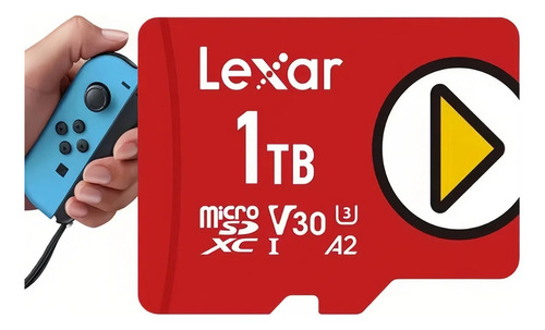 Lexar Micro Sd 1tb Para Nintendo Switch, Tarjeta De Memoria Oficial Con Transferencia De Datos De Alta Velocidad, Ideal Para Juegos Y Archivos De Gran Tama