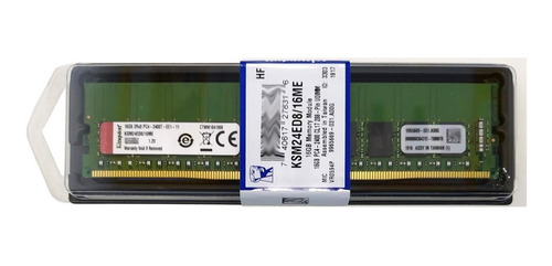 Memória 16gb Ddr4-2400 Ecc Udimm Hp Ml30 Dl20 G9 Microserver