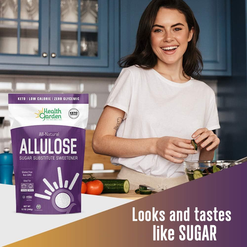 Edulcorante De Alulosa Sin Gluten Ni Azúcar 396 Gramos
