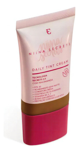 Base de maquiagem em líquida Niina Secrets Niina Secrets - Tecnologia Secrets 2.0 Daily Tint Cream Base Multifuncional Daily Tint Cream - 25mL