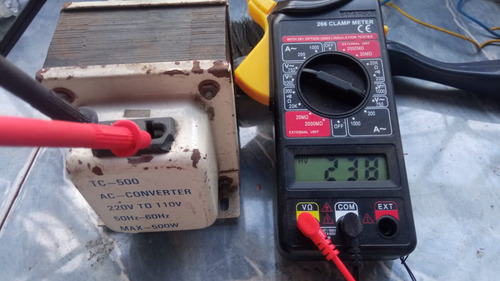 Convertidor Ac 110 Voltios A 220 Voltios 500w (Usado)