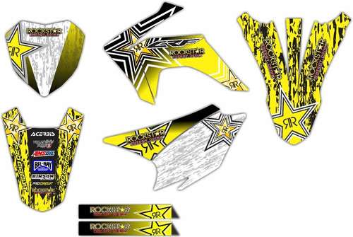 Imagen 4 de 8 de Kit De Stickerts En Vinil Para Moto Honda Crf 230 Mod: 006