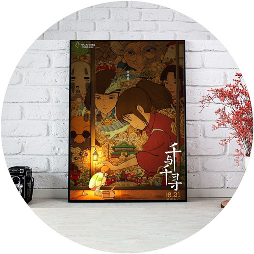 Cuadro Poster El Viaje De Chihiro 004, Hayao Miyazaki Ghibli