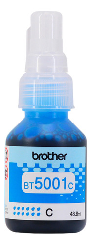Cartucho De Tinta Brother Bt5001c Color Cian De 48.8 Ml