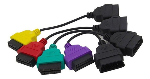 4 Cables De Diagnóstico Obd2 Para Alfa Fiat Ecu Escanear Coc