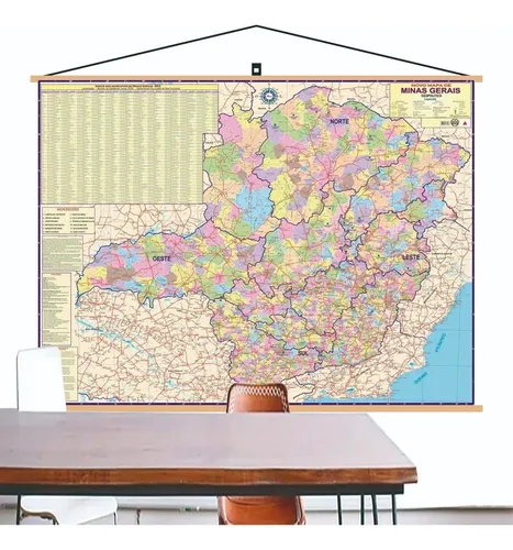 Mapa Portugal Espanha Peninsula 120 X 90cm Gigante Enrolado