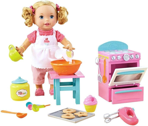 Muñeca Little Mommy - Preparando Galletas Dlb57