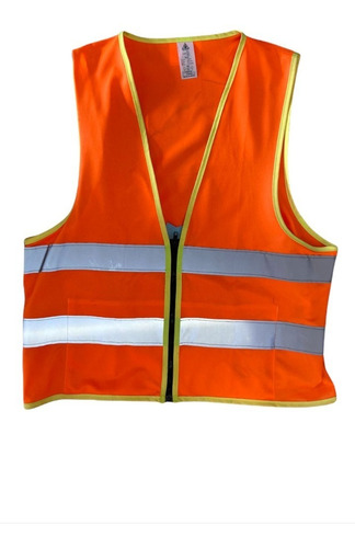 Chaleco Naranja Polyester Extra Grande Seguridad Industrial