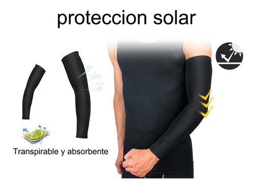 Imagen 3 de 9 de 3 X Par De Mangas Deportivas Premium Para Brazos, Filtro Uv