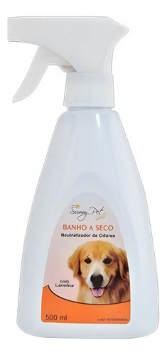 Banho A Seco Neutralizador De Odores 500ml Sunny Pet Cães Gatos