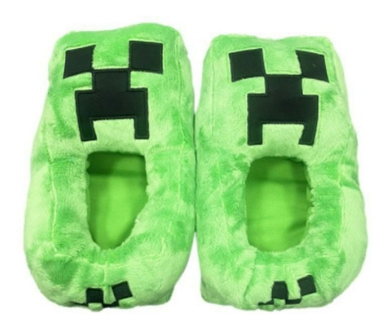 Pantuflas/Zapatillas de Estar por casa Oficiales para niños Minecraft 