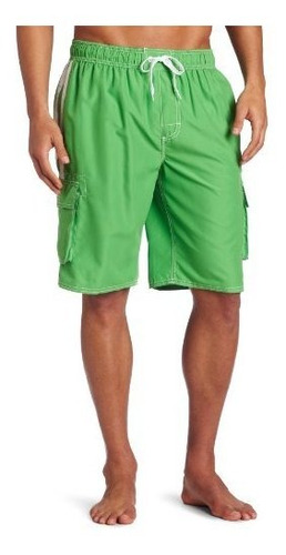 Bañadores Barracuda Kanu Surf Para Hombres, Verde, Grande