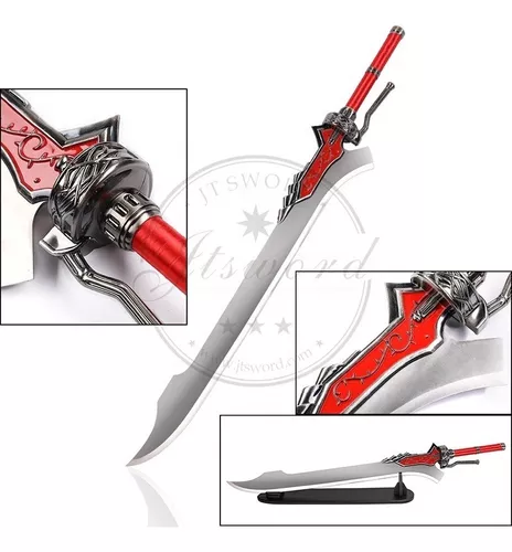 Espada Dante Devil May Cry 4 Nero Red Queen Em Aço