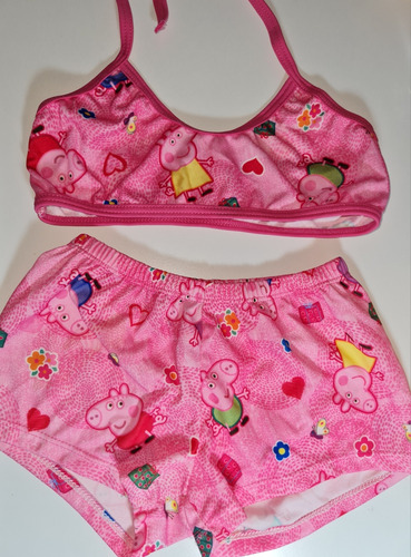 Bikini Malla Peppa Pig Para Niñas. 