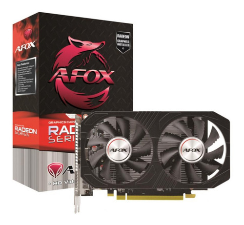 Imagem 1 de 4 de Placa De Vídeo Afox Radeon Rx 560 4gb Gddr5 128bit