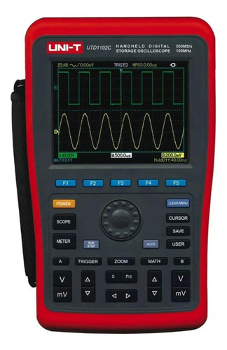 Uni-t Osciloscopio Digital Portatil Utd1102c 100mhz