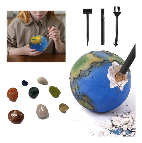 Toprade Gemstone Dig Up Kit, Planet Treasure Digging Wvjmg