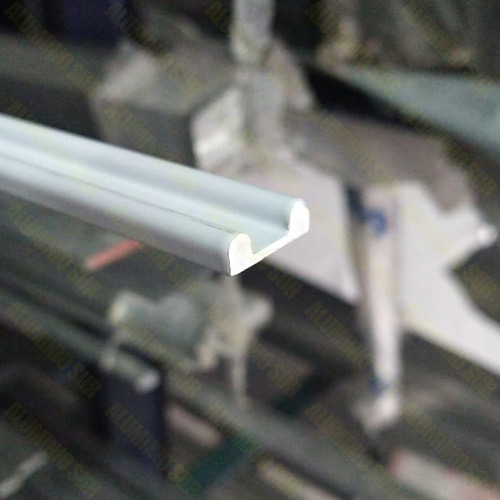 Guía Inferior Vitrina Aluminio Blanco 6mts Avellaneda
