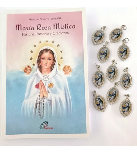 Medalla Inmaculada Concepción De María Pack 10 + Libro
