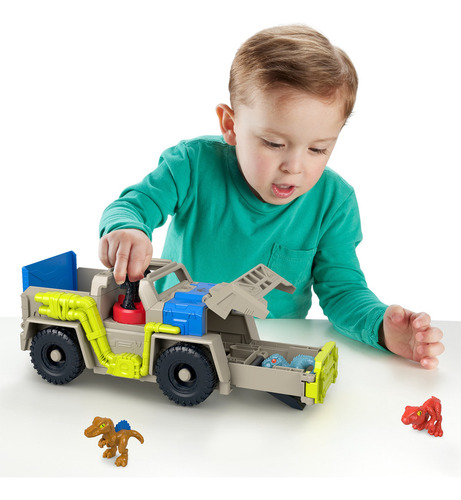 Imaginext Vehículo De Juguete Rastreador De Dinosaurios