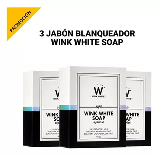 Wink Withe Soap Jabon Wink Withe Blanqueador X 3