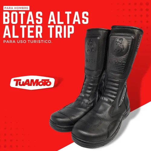 Botas Alter Mod Trip Para Caballero Motociclista Tuamoto