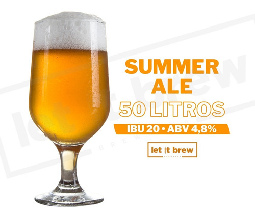 Kit Insumos Para Cerveja Summer Ale 50l + Brindes