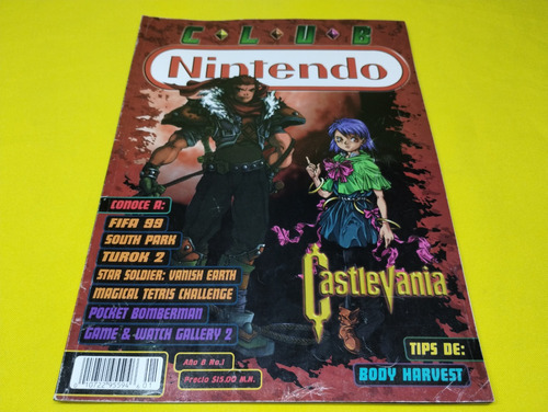 Revista Club Nintendo Año 8 #1 Castlevania