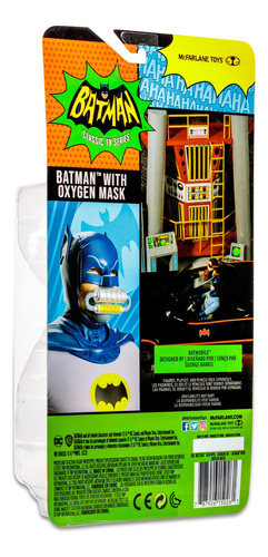 Mcfarlane 66 Classic Tvserie Batman Con Mascara De Oxigeno