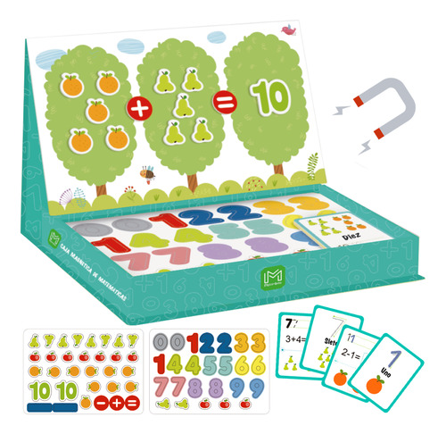 Juego De Matemáticas Con Números De Imanes | Mágicamente