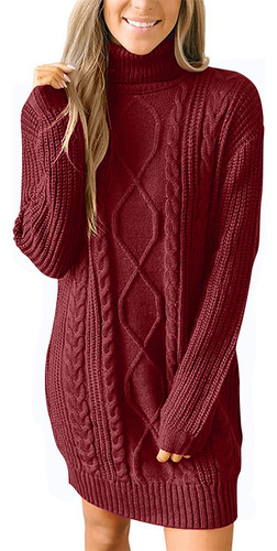Suéter Para Mujer, Cuello Redondo, Extragrande, Tejido Trenz