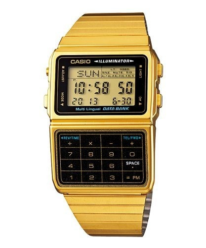 Reloj Casio Para Hombre Dbc611g 1d Dorado 25 Memorias