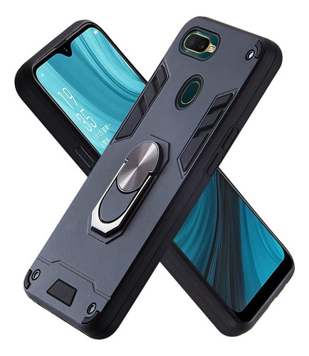 Funda Uso Rudo Anillo Magnetico For Oppo