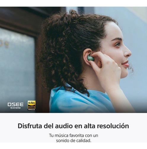 Sony Audífonos Wf-ls910n Linkbuds Fit Noise Cancelling Color Verde