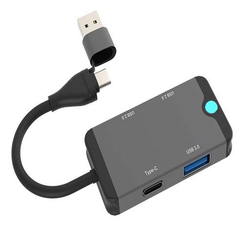 Lector De Tarjetas Usb C Hub Portátil Con Puertos Usb 3.0 Pa