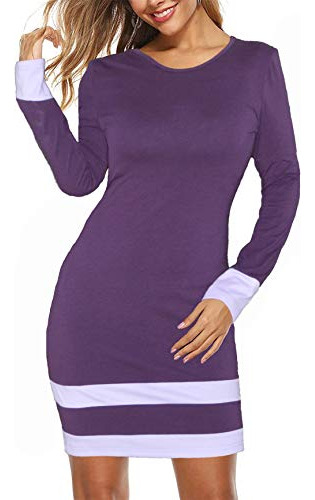 Traje De Halloween De Manga Larga Mujer Vestido Morado ...