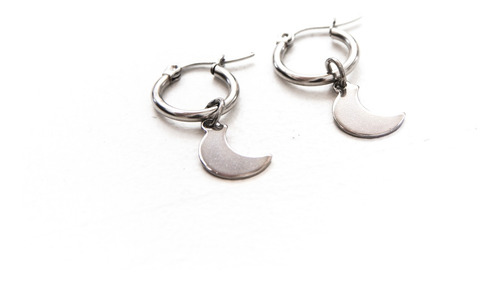 Aros Argollas Con Lunas