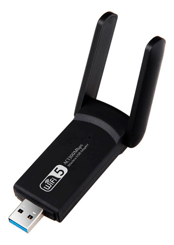 Antena Adaptador Wifi Usb 3 Dual Band 2.4 Y 5 Ghz High Speed