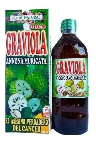 Graviola Liquida Jarabe Natural 500ml Importada Peru