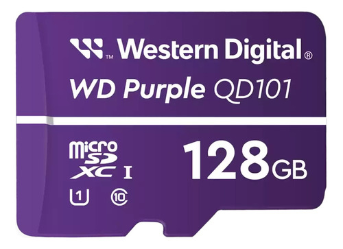 Memoria Microsd 128gb Western Digital Para Videovigilancia