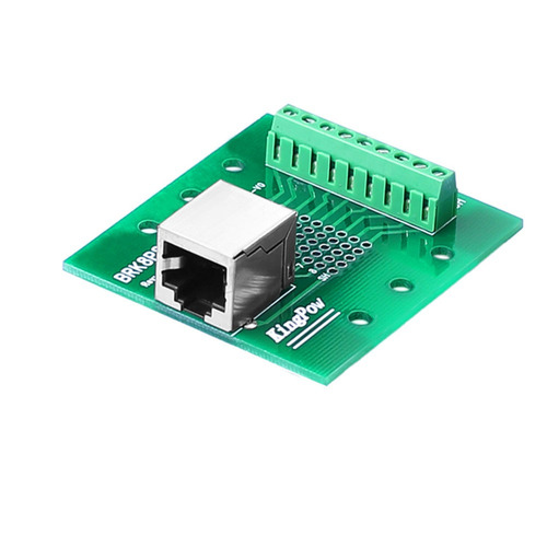 Rj45 / 8p8c A Tornillo Terminal Breakout Junta