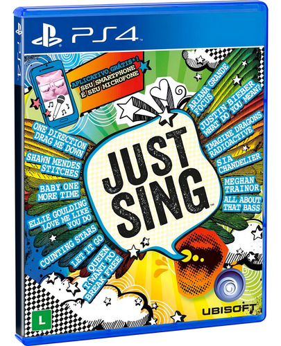 Jogo Mídia Física Just Sing Original Para Playstation 4