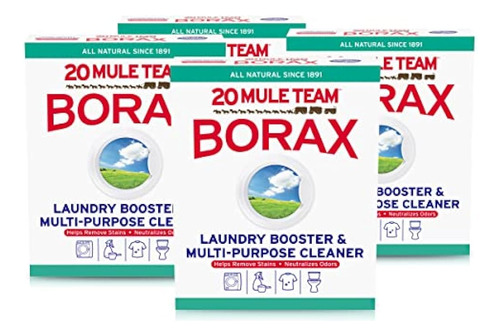 20 Mule Team All Natural Borax Detergente Para Ropa Y Limpia