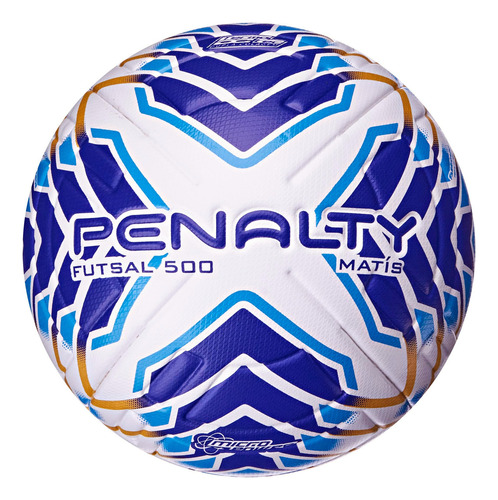 Bola de Futsal Matis Xxiv Branco/marinho/azul Penalty