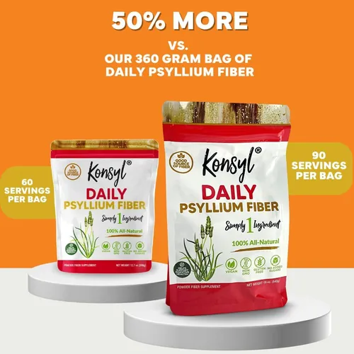 Fibra Psyllium En Polvo 540g Apoyo Salud Digestiva Apto Para